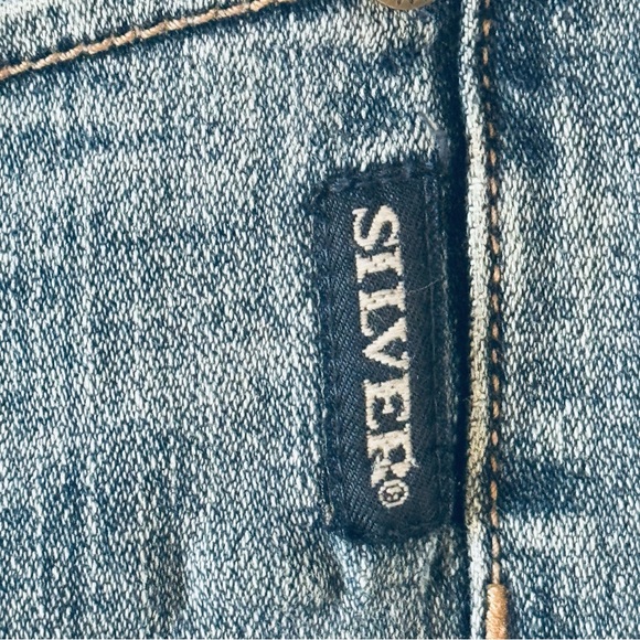 Silver Bootcut Jeans Lowrise-Women’s 30/33 - Picture 7 of 10